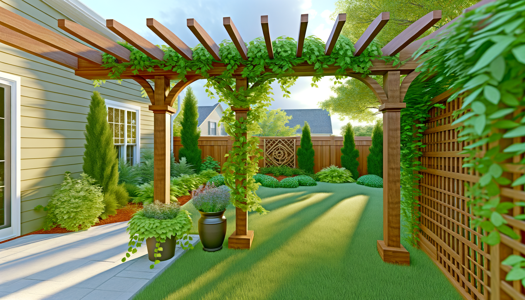 Elegant Garden Structures: Pergolas, Arbors, and Trellises Woodworking Plans