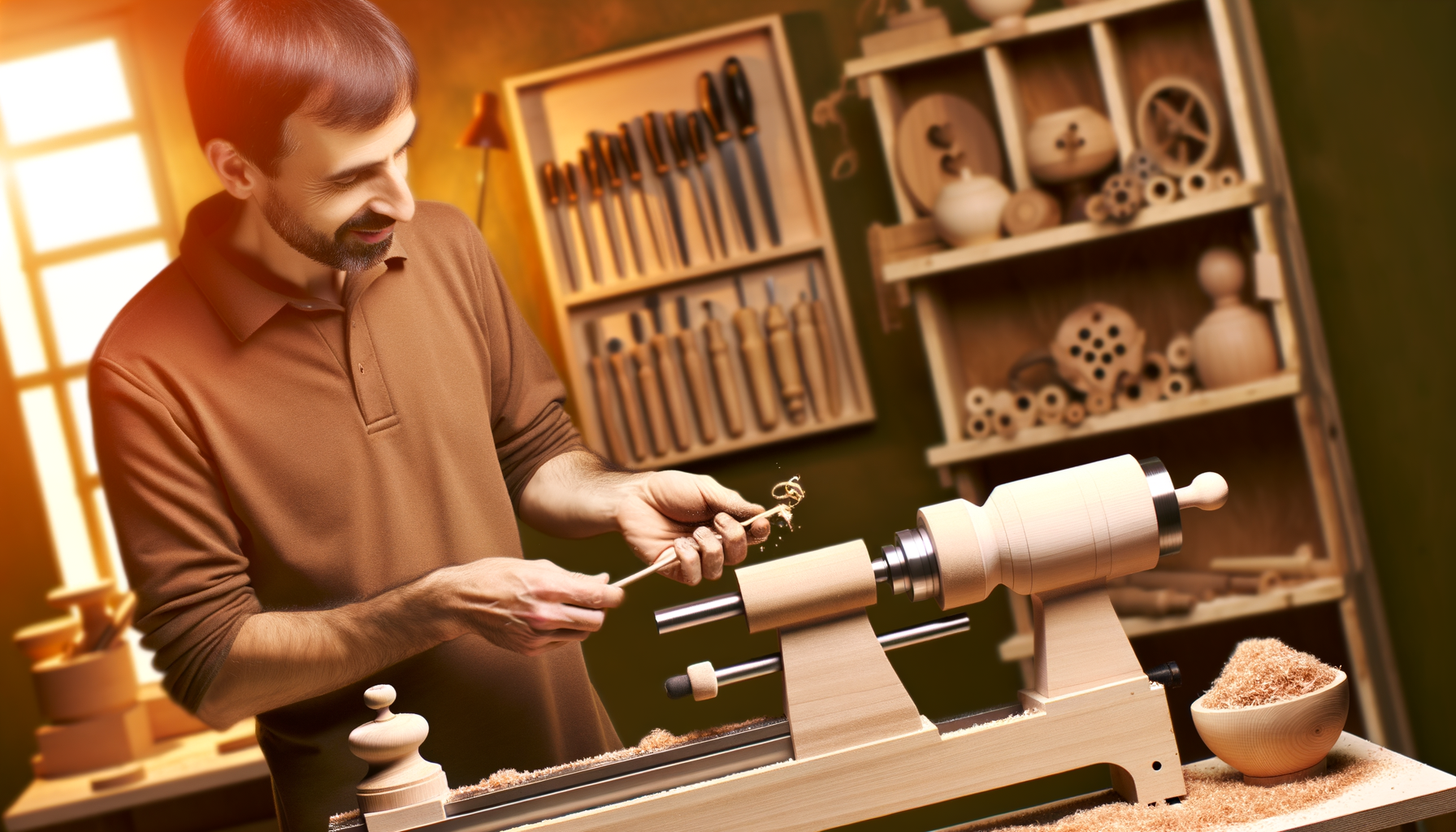 Precision and Grace: The Essentials of Wood Turning on a Lathe