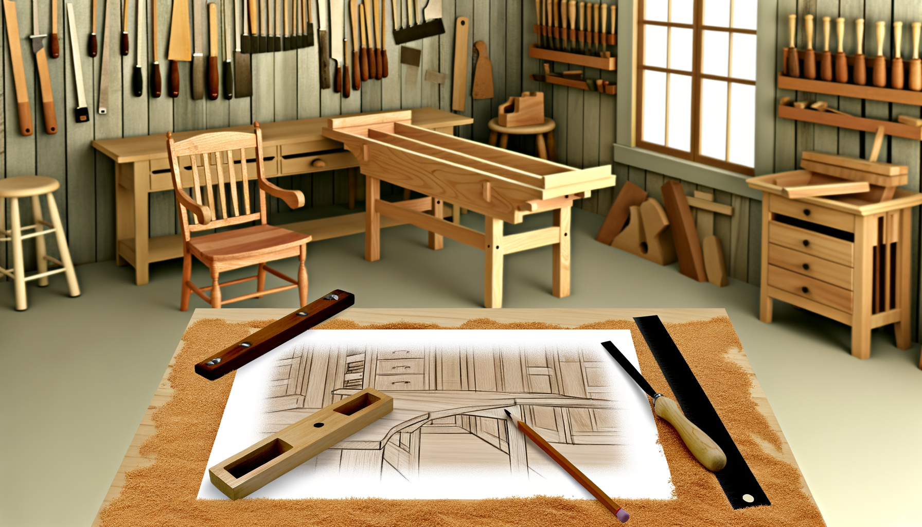 From Pencil to Sawdust: The Journey of Sketching Your Woodworking Ideas